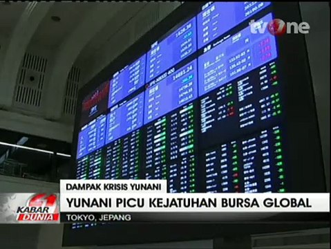 Krisis Hutang Yunani Picu Kejatuhan Bursa Global