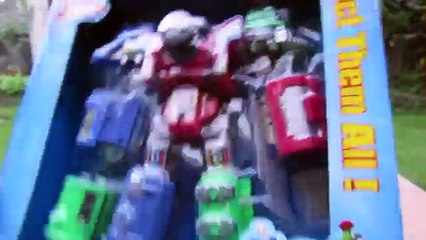TRANS THOMAS: TRANSFORMERS THOMAS and Friends Crossover Robot Bootleg toy review (Raw vide
