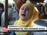 PKL Sekitar Alun-alun Malang Histeris Dirazia