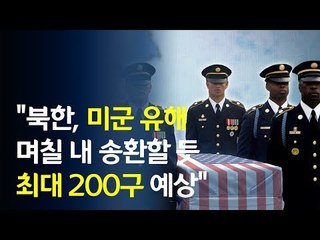 북한 '북미 합의' 이행 시작?…"미군 유해 곧 송환"  / 연합뉴스 (Yonhapnews)