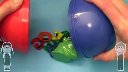 Kinder Surprise Egg Word Jumble! Spelling Colours! Lesson 1