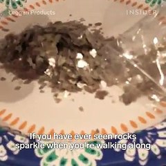 There's a company that sells kits that make glittery countertops