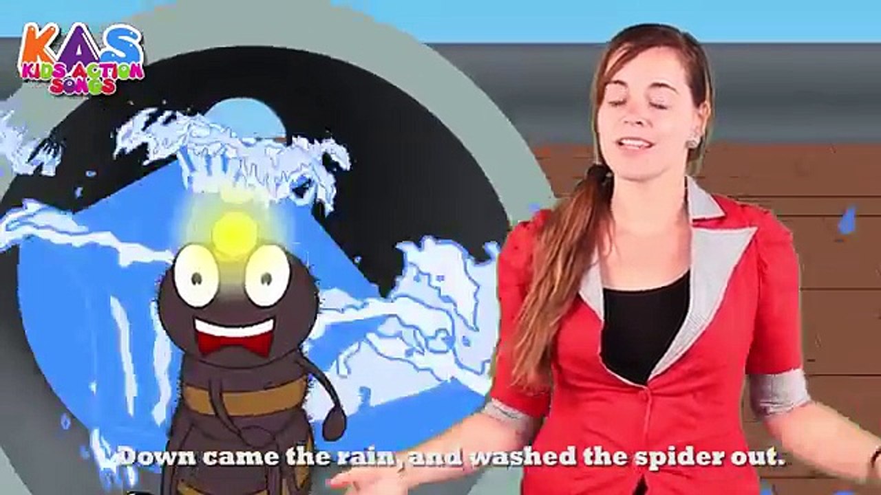 Incy Wincy Spider Nursery Rhyme With Actions | Action Songs For Children | Kids Action Songs