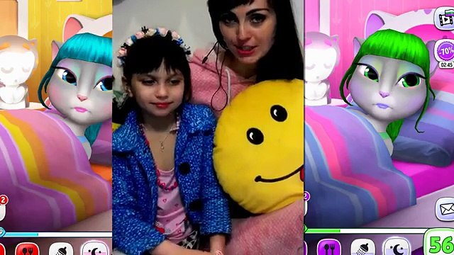 МОЙ ГОВОРЯЩИЙ ТОМ ГОВОРЯЩАЯ АНДЖЕЛА НОВЫЕ ПЛАТЬЯ disney princess MY TALKING ANGELA игровой