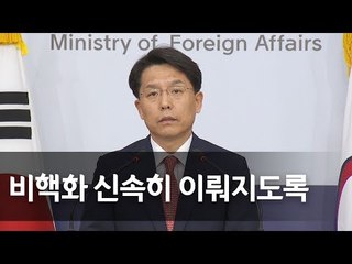 외교부 "폼페이오 방북, 비핵화 신속이행 원만한 협의 기대" / 연합뉴스 (Yonhapnews)
