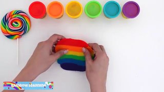 How to Make Play Doh Lollipops * Creative Fun for Kids * Play Dough Modelling * RainbowLea