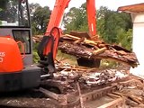 Hitachi Zaxis 50 House Demolition