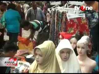 PKL Kembali Menjamur di Trotoar Pasar Tanah Abang