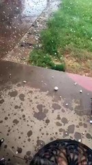Ping Pong Hail Storm in Texas