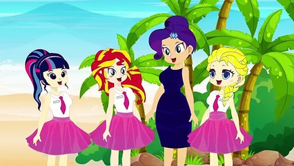 ✅Equestria Girls Twilight Sparkle and Flash Sentry Go To School Sea Painting Contest!| Zil