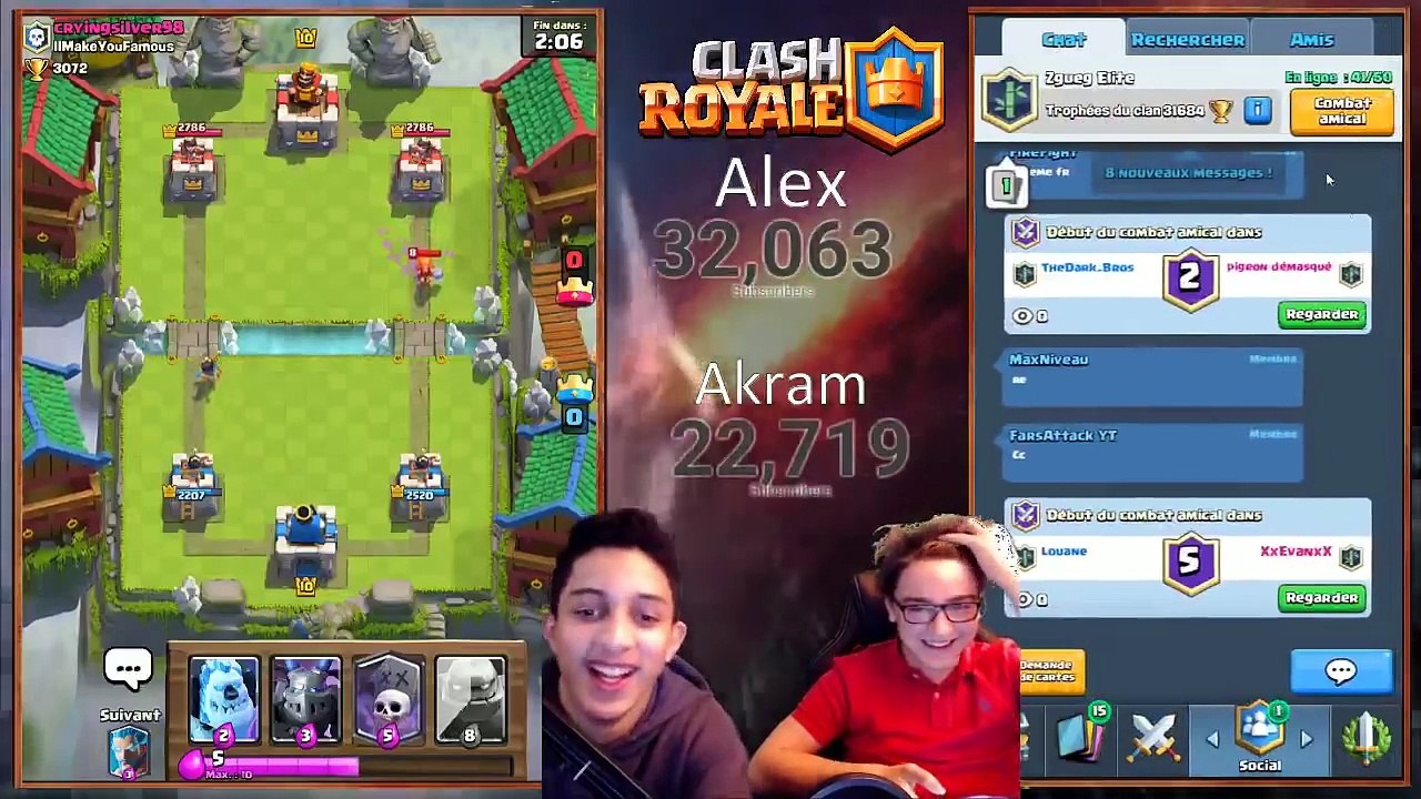 ON PASSE 1ER CLAN ANTARCTIQUE en DIRECT sur Clash Royale !