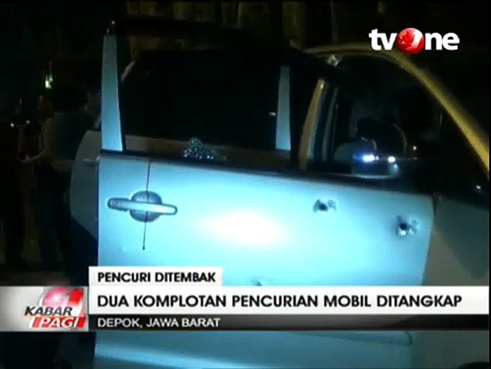 2 Komplotan Spesialis Pencuri Mobil Dihadiahi Timah Panas