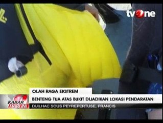 Aksi Menantang di Atas Benteng Abad Pertengahan Prancis