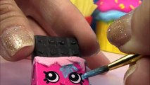 Custom Shopkins Rare DARK CHOCOLATE Cheeky DIY Painted Craft Toy