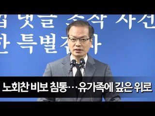 허익범 특검 "노회찬 비보 침통…유가족에 깊은 위로" / 연합뉴스 (Yonhapnews)