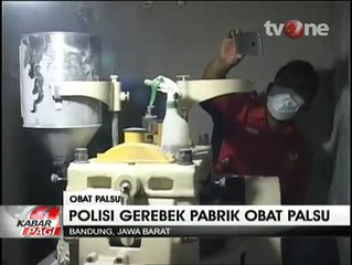 Polisi Gerebek Pabrik Obat Palsu Beromzet Rp2 Milar