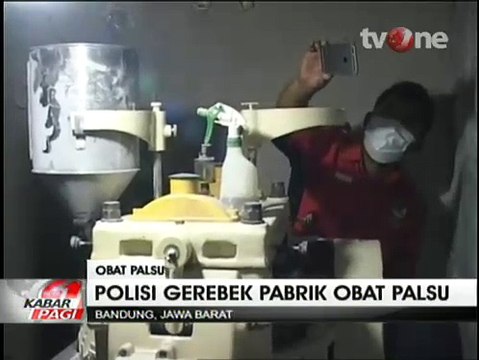 Polisi Gerebek Pabrik Obat Palsu Beromzet Rp2 Milar