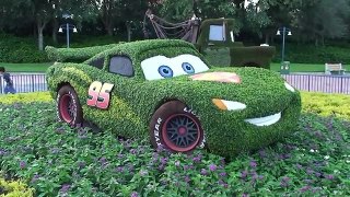Lightning McQueen, Tow Mater, Cars 2 Topiary, Disneys Hollywood Studios 9/28/11