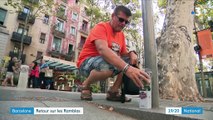 Attentat de Barcelone : un rescapé revient sur les lieux un an après