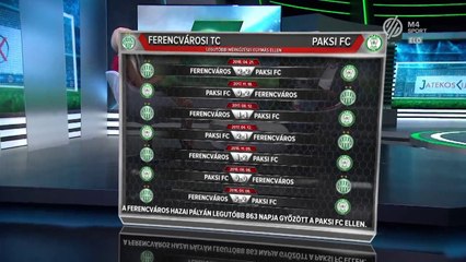 Játékoskijáró:  Fradi - Paks 2018.08.17
