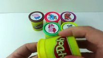 Learn Colors Play doh Clay Cups Stacking Surprise Toys for Kids Peppa Pig Paw Patrol My Li