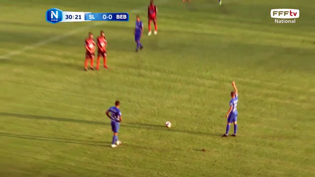 Beau coup franc de DA COSTA mais y avait position de hors jeu à la réception.