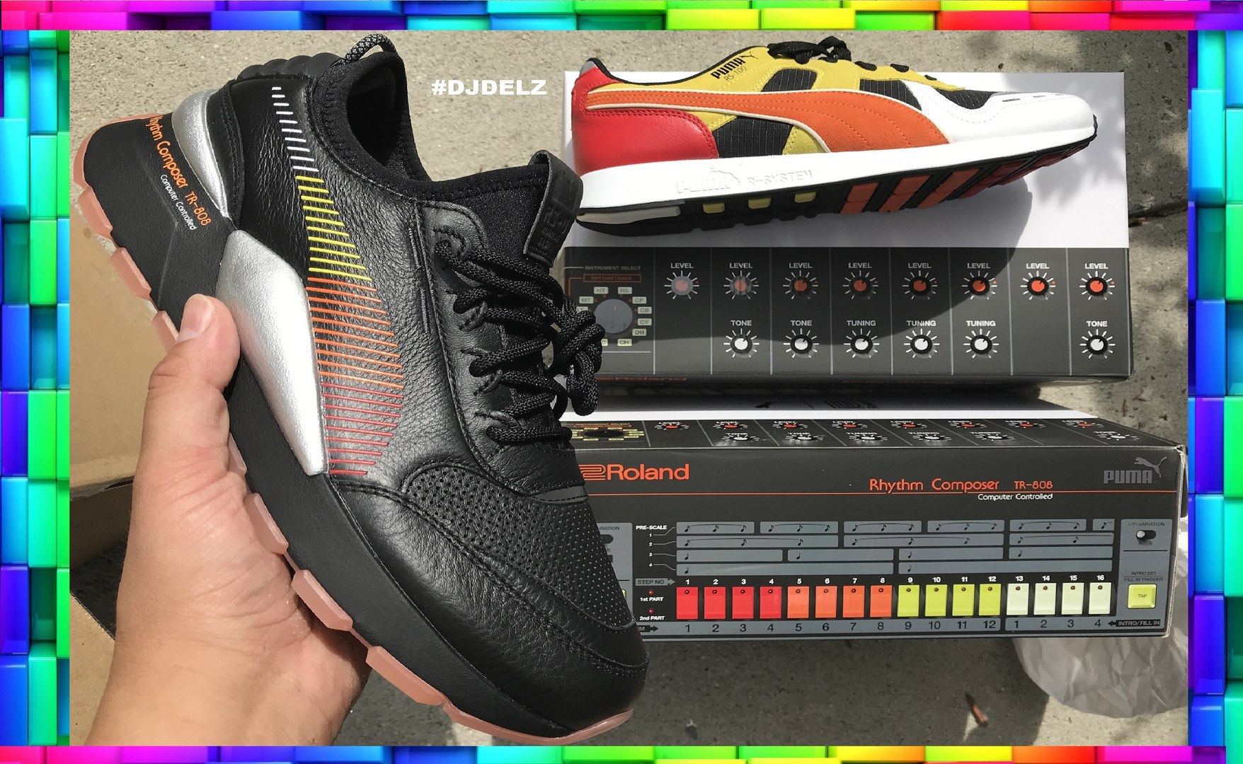 ROLAND TR-808 DRUM MACHINE INSPIRED PUMA RS-0 SHOES - video Dailymotion