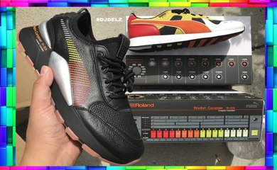 ROLAND TR-808 DRUM MACHINE INSPIRED PUMA RS-0 SHOES