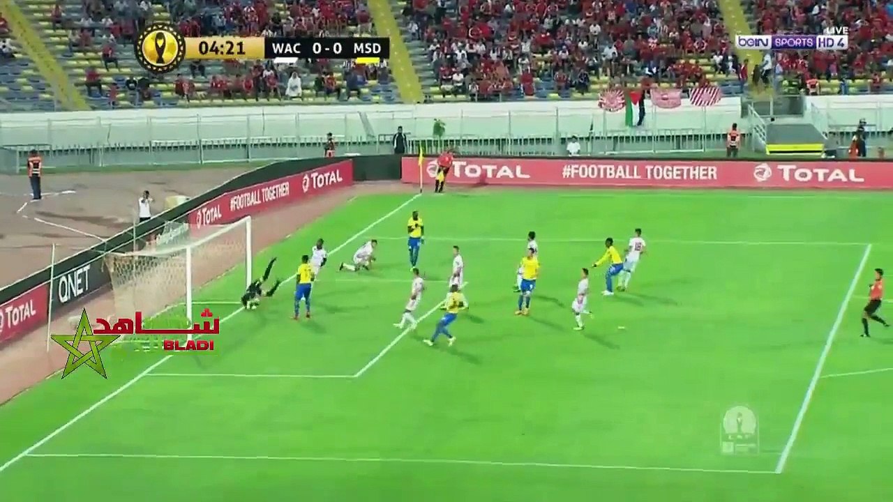 ملخص مباراة الوداد البيضاوي و ماميلودي سونداونز 1-0 Wac vs mamelodi sundowns دوري ابطال افريقيا 2018