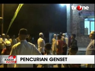 Tertangkap Basah, Pencuri Genset Masjid Babak Belur Diamuk Warga