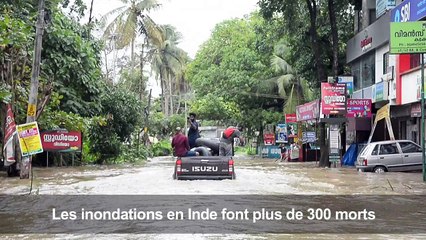 Les inondations en Inde font plus de 300 morts