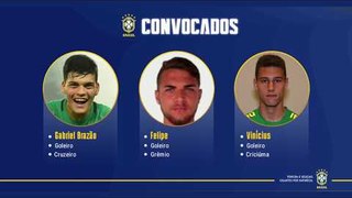 Seleção Brasileira Sub-20: convocação para os amistosos contra Japão e México
