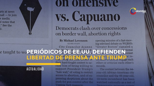Periódicos de EE.UU. defienden libertad de prensa ante Trump