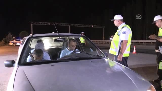 İçişleri Bakanı Soylu Trafik Denetimine Katıldı