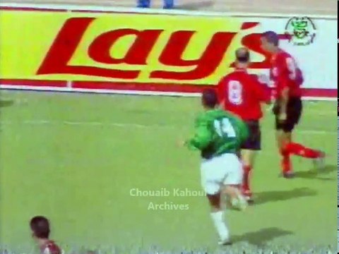 الشوط الثاني مباراة اتحاد العاصمة و الرجاء الرياضي 2-2 دوري ابطال افريقيا 1997