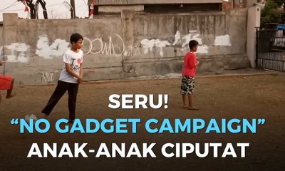 Seru! “No Gadget Campaign” Anak-Anak Ciputat