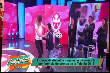 Teletón 2018: figuras de varios canales de TV asistieron a conferencia de prensa