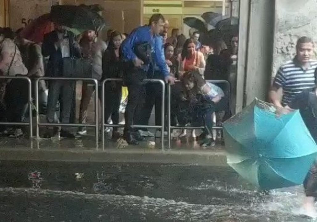 Toronto Underpass Flooded After Heavy Rain