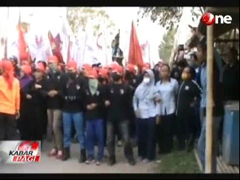 Demo Buruh Dihadang Anggota Ormas