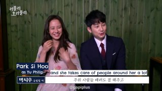 [Eng sub] #LovelyHorribly, sweet yet horrifying interview (#SongJiHyo x #ParkSiHoo)
