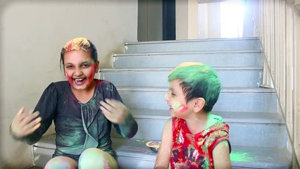 Holi Celebration | Indian Festival of Colours | Aayu and Pihu Show