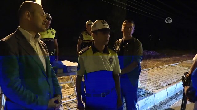 İçişleri Bakanı Soylu trafik denetimine katıldı - ÇANKIRI