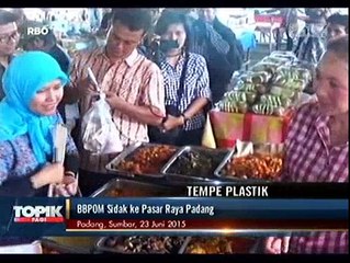 Tempe Mengandung Zat Plastik Beredar di Padang
