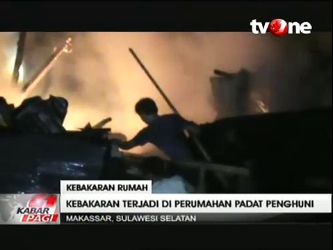Kebakaran Rumah di Makassar Tewaskan 5 Penghuni