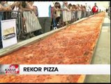 Pizza Raksasa Sepanjang 1 Km Pecahkan Rekor Dunia