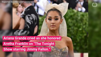 Ariana Grande's Sings Emotional Tribute To Aretha Franklin