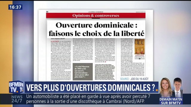 Plus de magasins ouverts le dimanche ? C'est ce que demandent des députés LaREM