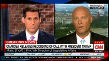 Former White House Director of legislative affairs Marc Short comments Omarosa releases recording of call with President Donald Trump. #DonaldTrump #Omarosa #Breaking #BreakingNews #WhiteHouse #MarcShort