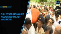 Full state-honours accorded to Ajit Wadekar
