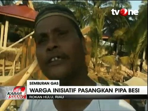 Warga Riau Temukan Semburan Gas Bercampur Lumpur Panas